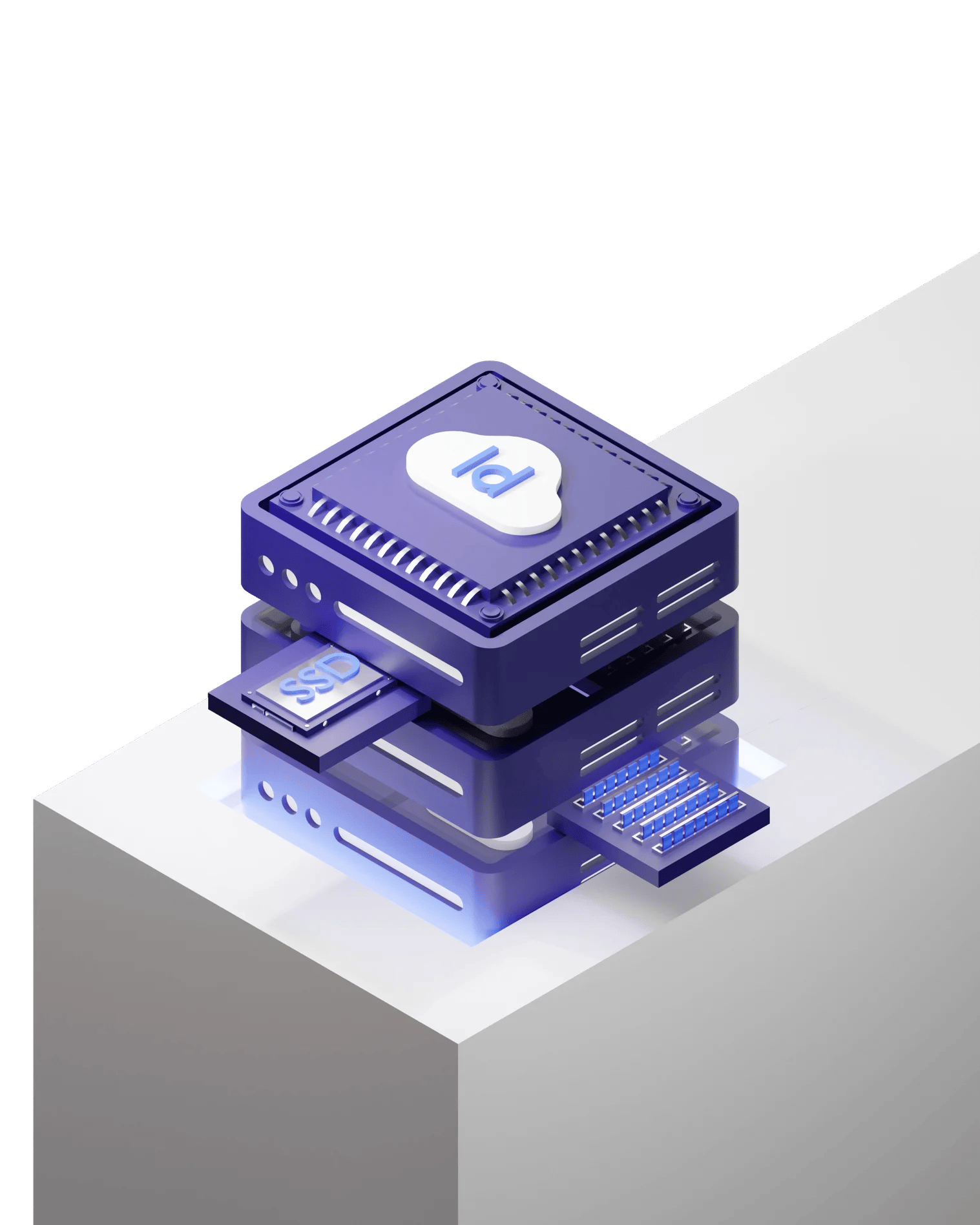 Ilustrasi server Cloud Hosting IDCloudHost