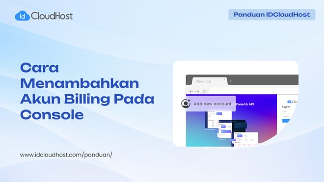 Cara Menambahkan Akun Billing Pada Console