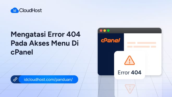 Cara Mengatasi Error 404 pada Menu di cPanel