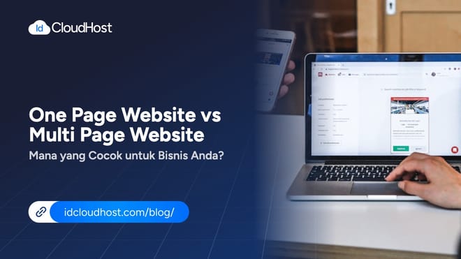 One Page Website vs Multi Page Website untuk Bisnis Anda