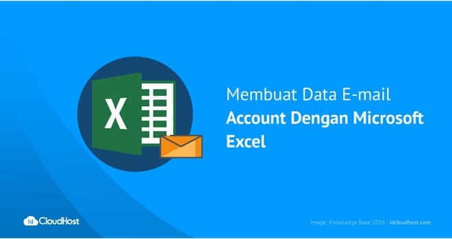 Membuat Data E-mail Account Dengan Microsoft Excel