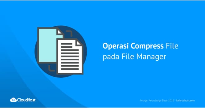 Operasi Compress File pada File Manager