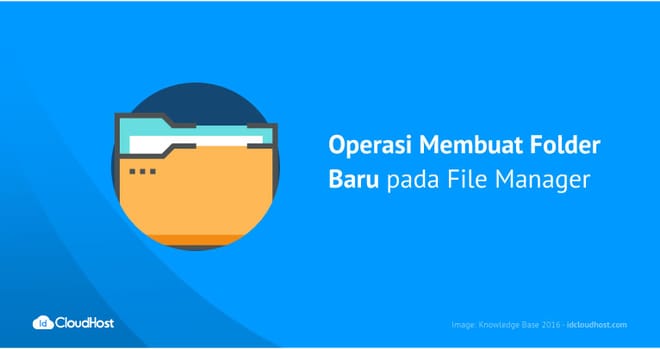 Operasi Membuat Folder Baru pada File Manager