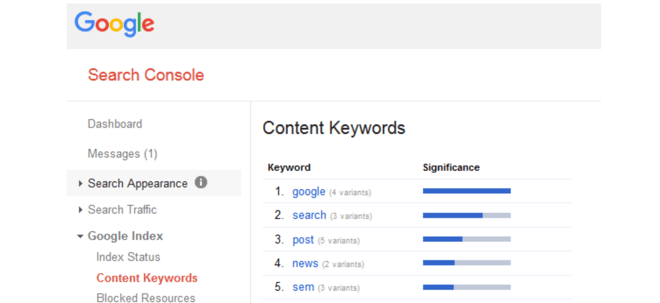 Google Menghapus Fitur Content Keyword dari Search Console