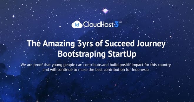 IDCloudHost : The Amazing 3yrs of Succeed Journey  Bootstraping StartUp