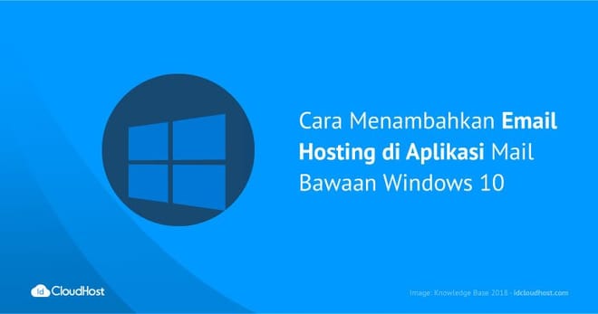 Menambahkan Email Hosting di Windows 10