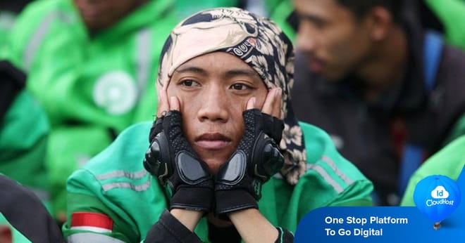 Fitur GoRide (GOJEK) dan Grabbike (GRAB) hilang dari Aplikasi karena Aturan PSBB