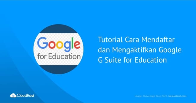 Cara Mendaftar Google G Suite for Education