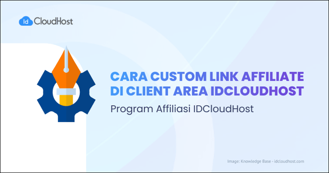 Cara Custom Link Affiliate IDCloudHost