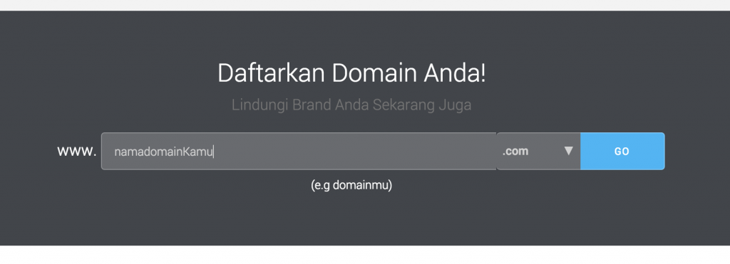 Cara Order Domain IDCloudHost