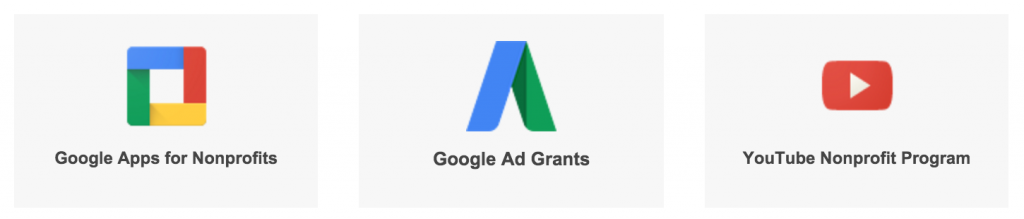 Google For Non Profit Product