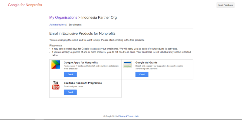 Mengaktifkan Akun Google For NonProfit dengan Validasi Token Techsoup Asia 9