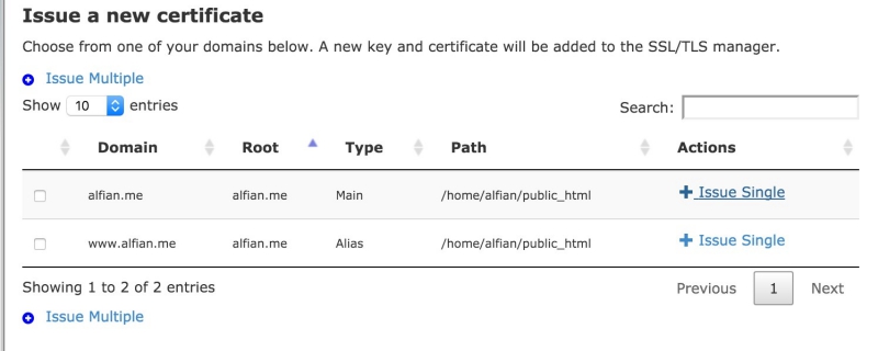 SSL Certificate Gratis di IDCloudHost 1