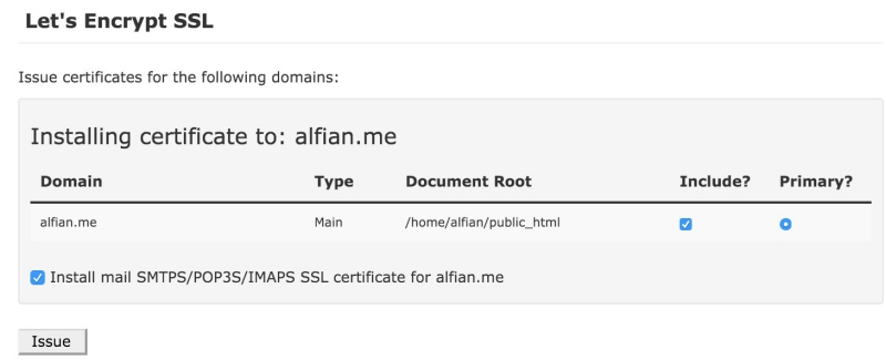 SSL Certificate Gratis di IDCloudHost 2