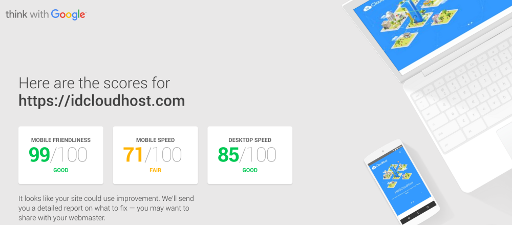 Test Kecepatan Akses Website dengan Tools dari Google