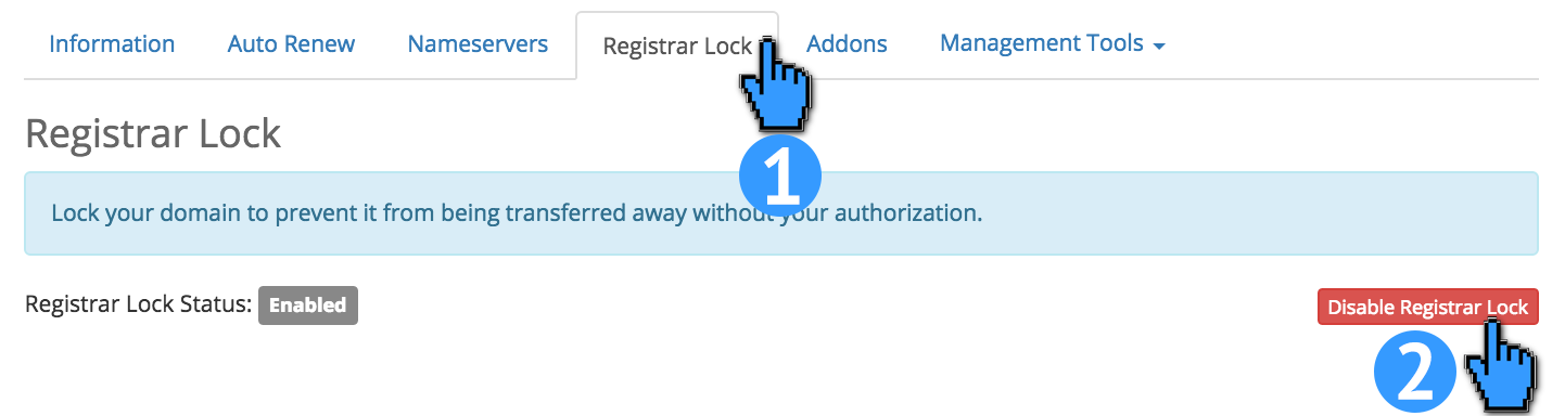 Cara Disable atau Enable Register Lock Domain 5