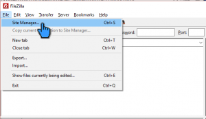 filezilla mac how to import site manager xml