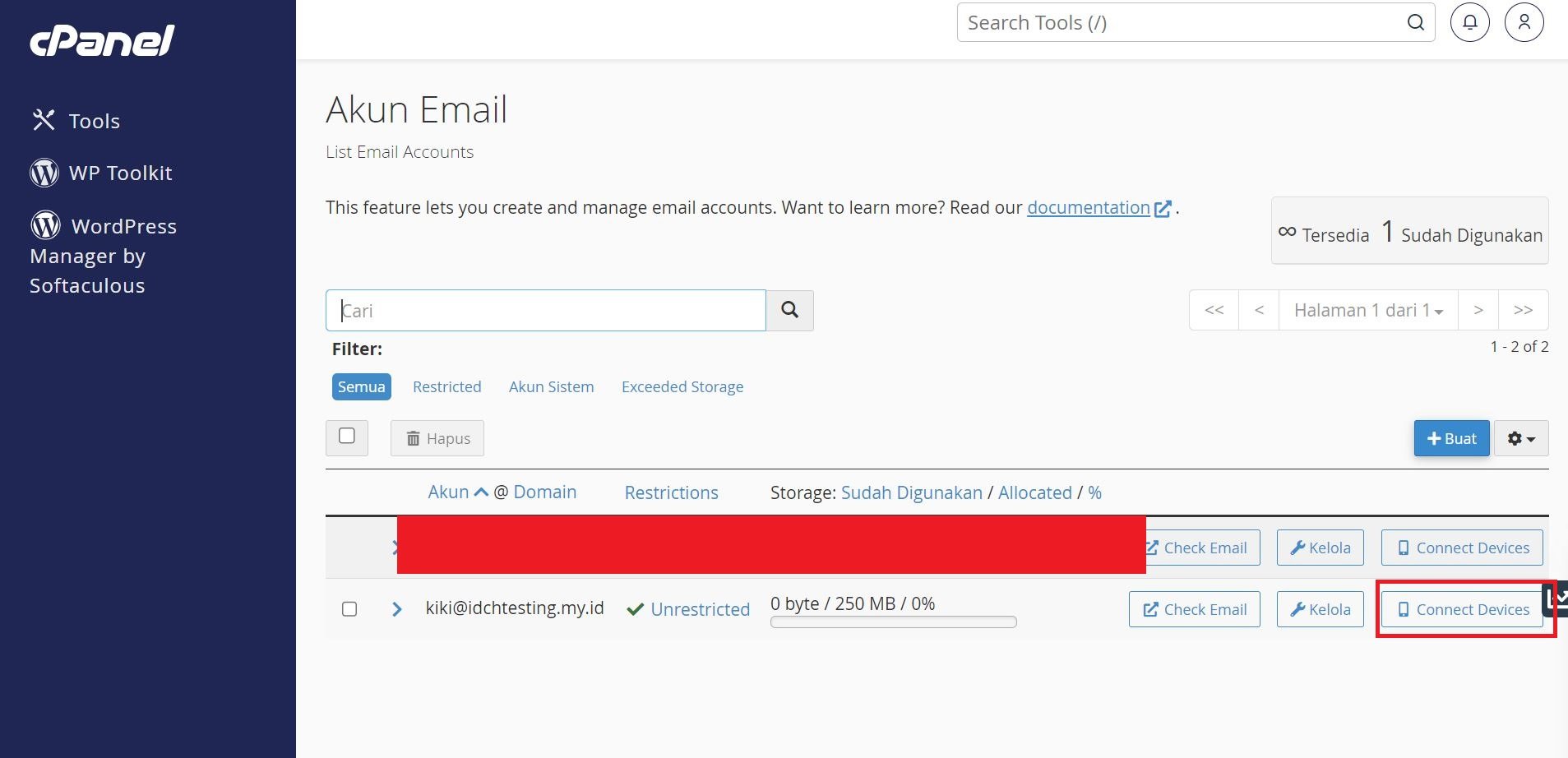 Konfigurasi Email Hosting di Outlook