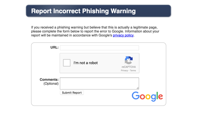 Google Attack Site