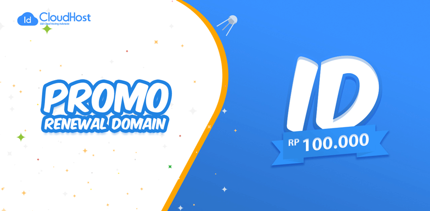 Promo Renewal Domain ID - Rp 100.000!