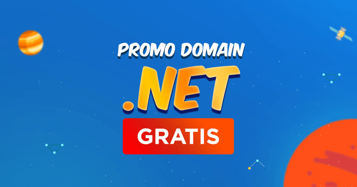 #2TahunIDCH - PreOrder Domain NET GRATIS