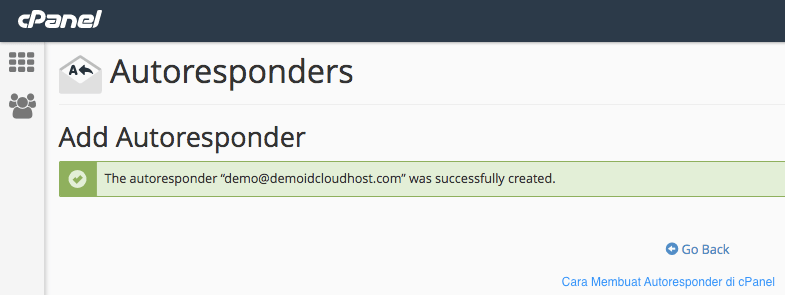 Cara Membuat Autoresponder pada cPanel - IDCloudHost