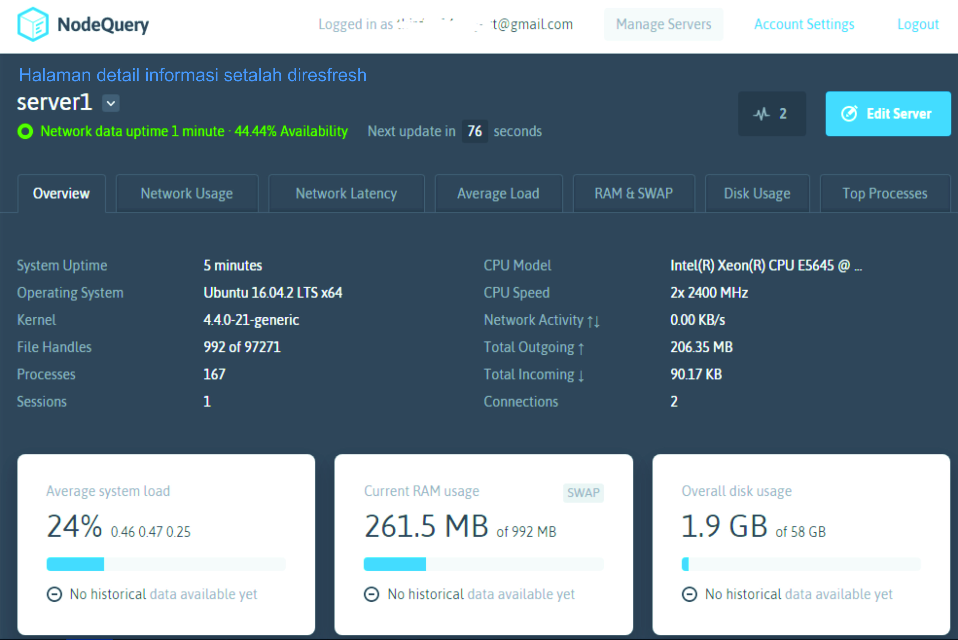 Menggunakan NodeQuery Untuk Monitoring Performa Server