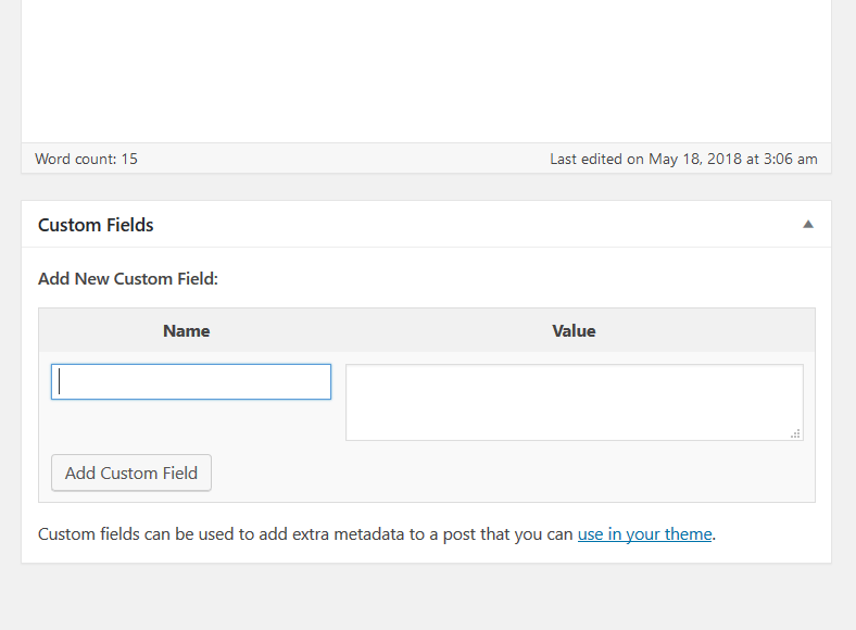 Tutorial Cara Menambahkan Costom Fields pada Posting WordPress