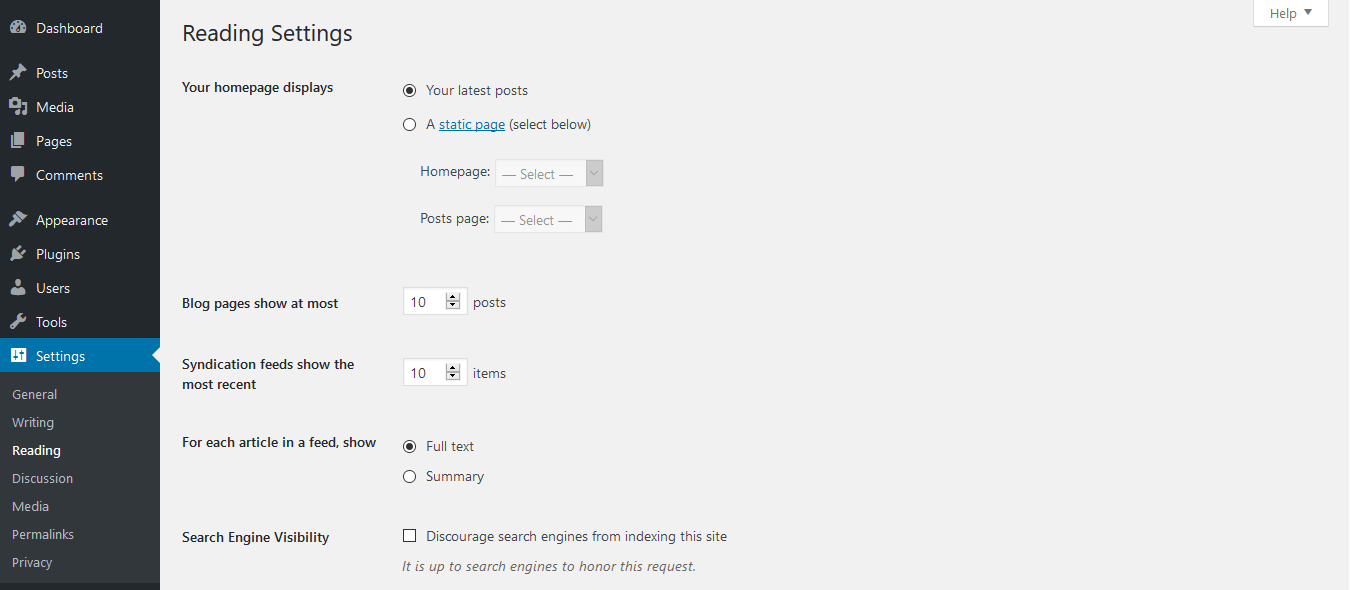 Panduan Mengelola Halaman Awal (Home Page) di WordPress
