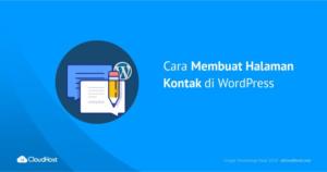 Cara Membuat Halaman Kontak di WordPress | IDCloudHost
