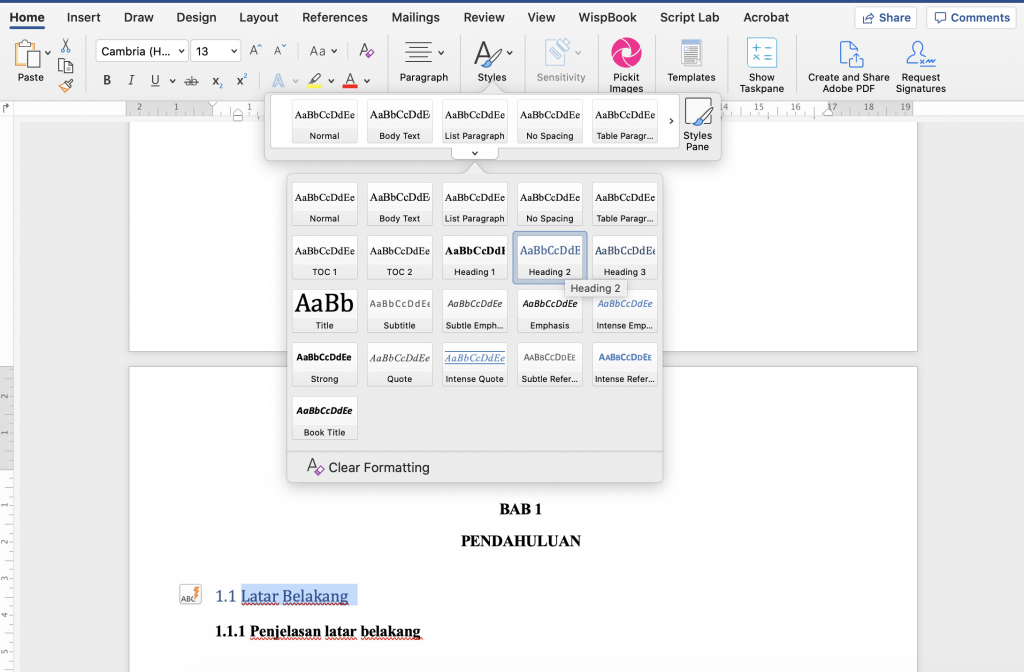 Cara Membuat Daftar Gambar Otomatis Di Word 2019