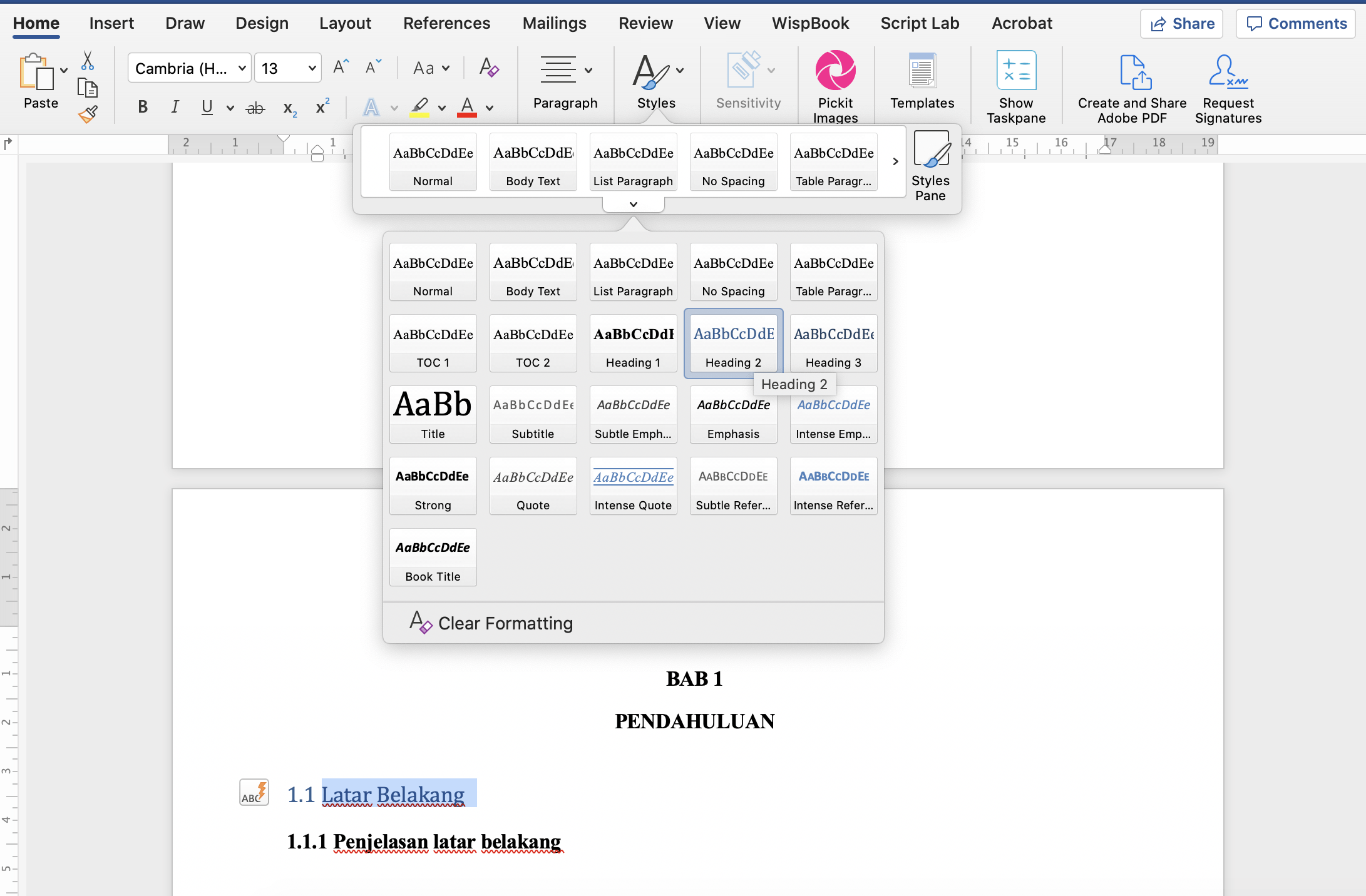 Cara Membuat Daftar Isi Secara Otomatis Pada Microsoft Word - Tutorial Untuk Guru Pemula