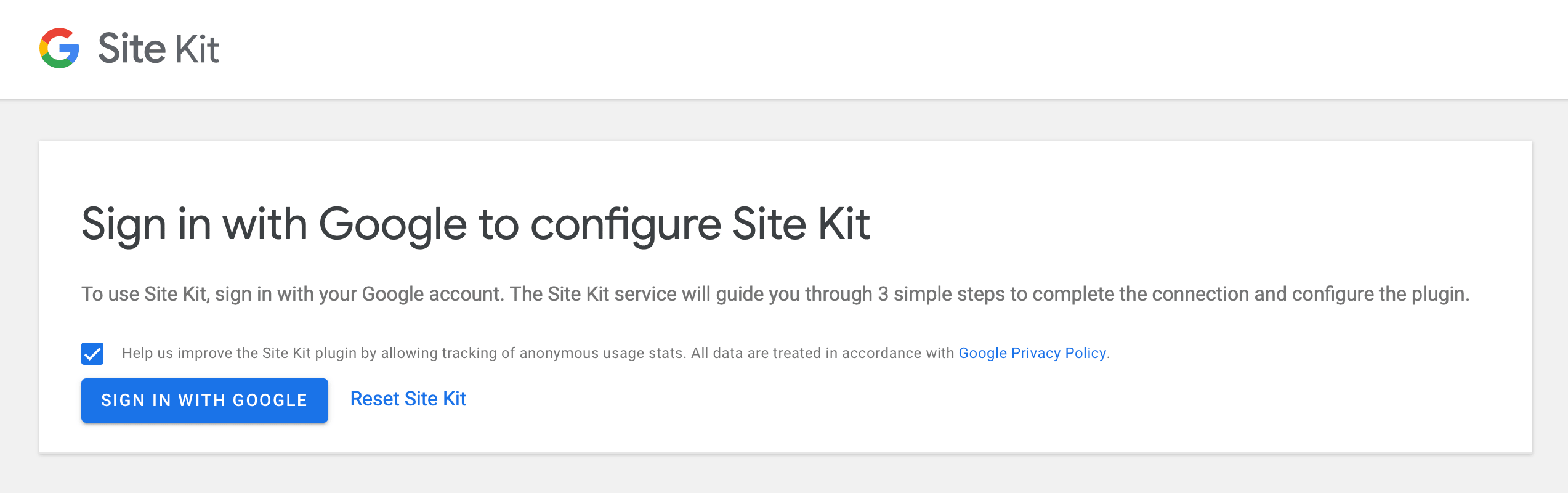 Cara Melakukan Konfigurasi Google Site Kit Plugin.