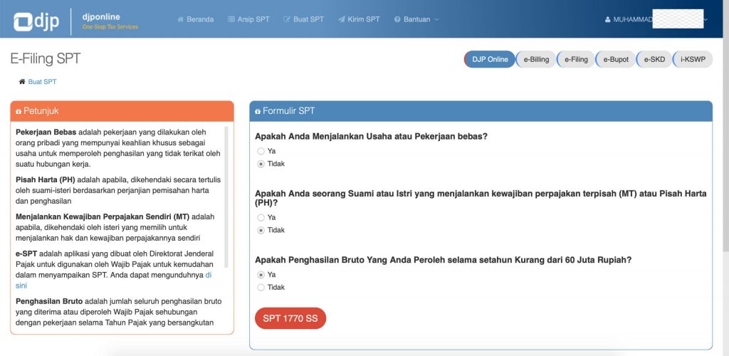 Tutorial Cara Lapor Pajak Online Atau SPT Tahunan Pribadi [Lengkap ...