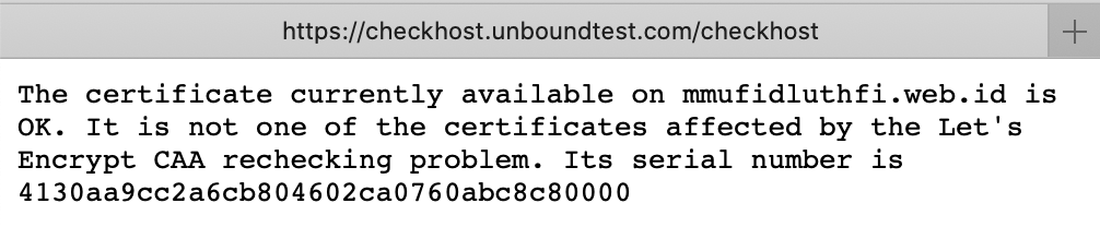 Checkhost