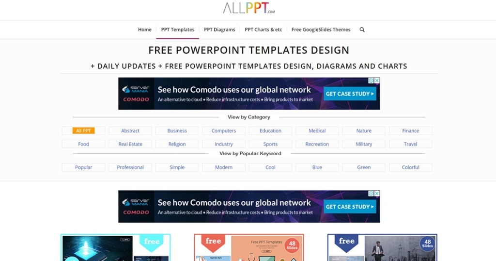 Website Download Template PPT (Presentasi) yang Keren dan Gratist