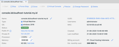 Cara Melakukan Building / Instalasi Server Private Cloud dengan Menggunakan OS Windows | IDCloudHost