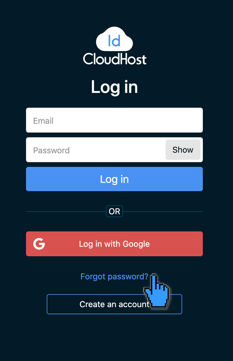 Cara Menggunakan Lupa Password Akses Layanan Private Cloud | IDCloudhost