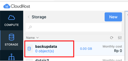 Cara Mounting Layanan Object Storage IDCloudHost di CentOS