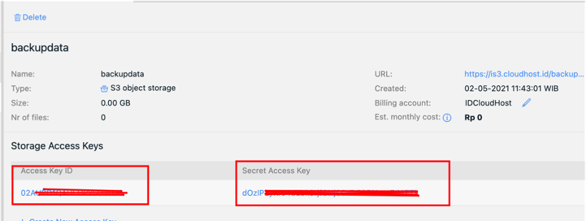 Cara Mounting Layanan Object Storage IDCloudHost di CentOS