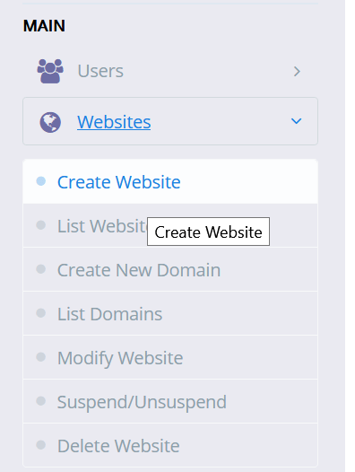 Create Website Cyberpanel VPS