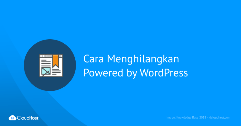 Cara Menghilangkan Powered by WordPress