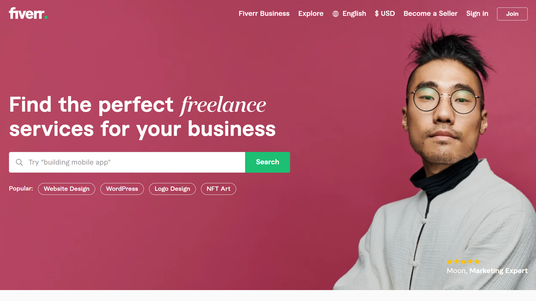 fiverr website freelancer