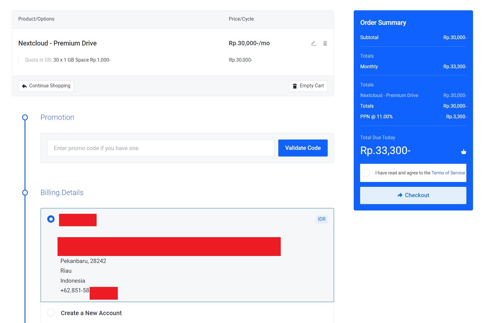 Cara Order Nextcloud Premium (Cloud Storage)