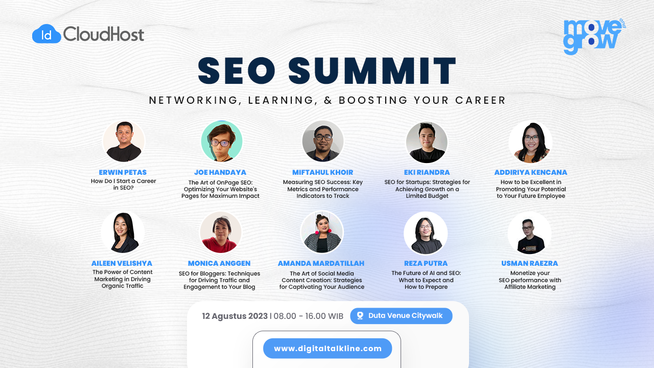 SEO Summit 2023 IDCloudHost